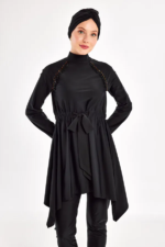 ⁦أمينة بوركيني بقماش مطاطي⁩ - الصورة ⁦3⁩